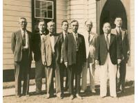 한국독립당 하와이 총본부 간부들 사진(1937)