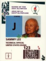 새미리의 제26회 애틀란타 올림픽 다이빙 국가대표 기술고문 신분증(1966)