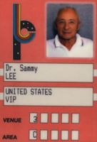새미리의 제6회 호주 세계수영선수권대회 신분증(1991)