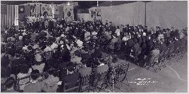 미주 동포들의 한국광복군 성립 축하식(1940.10.20, 로스엔젤레스)