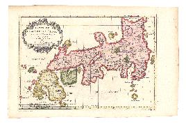 CARTE DE L\'EMPIRE DU JAPON(일본지도)(1752)