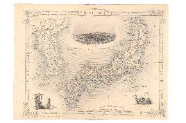 JAPAN & COREA(일본과 한국 지도)(1858)